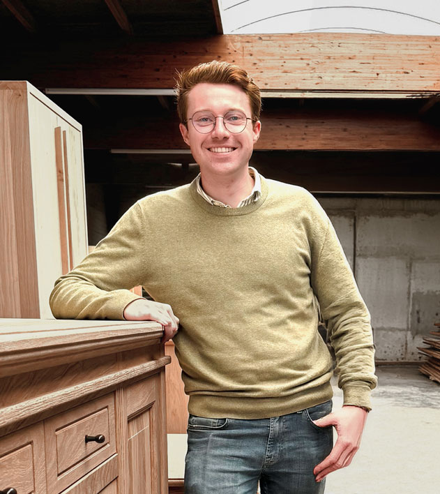 meubelen debou meubelmaker schrijnwerker ieper eiken meubelen op maat houten tafel op maat
